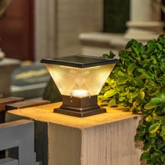 Đèn Trụ Cổng Sân Vườn Năng Lượng Mặt Trời Hình Tháp SV108