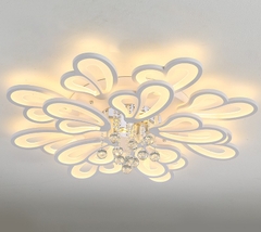 Đèn Ốp Trần Cánh Hoa Giọt Pha Lê Độc Đáo DO207T