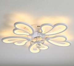 Đèn Ốp Trần Cánh Hoa Giọt Pha Lê Độc Đáo DO207T