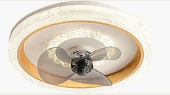 Đèn Quạt Ốp Trần Tròn Sắc Màu QT109