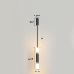 Đèn Thả Hình Trụ 2 Đầu Sáng Tối Giản Hiện Đại DT211F