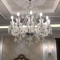 Đèn Chùm Pha Lê Trong Phong Cách Châu Âu DC228F