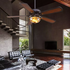 Đèn Quạt Trần Westing house 5 cánh phong cách Châu Âu QT102