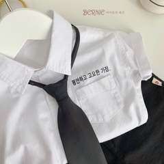 SET SƠ MI CỘC TAY KÈM CÀ VẠT CHO BÉ