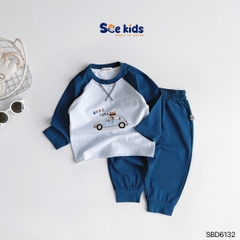 SET BỘ SCE DÀI TAY RAGLAN Ô TÔ GOOD LUCK