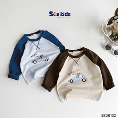 SET BỘ SCE DÀI TAY RAGLAN Ô TÔ GOOD LUCK