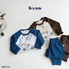 SET BỘ SCE DÀI TAY RAGLAN Ô TÔ GOOD LUCK