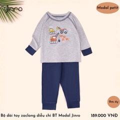 BỘ JINRO DÀI TAY RAGLAN CHẤT MODAL PETIT CHO BÉ