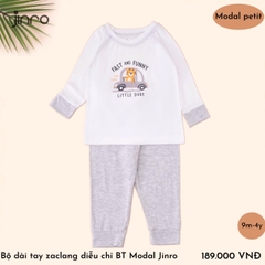 BỘ JINRO DÀI TAY RAGLAN CHẤT MODAL PETIT CHO BÉ