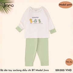 BỘ JINRO DÀI TAY RAGLAN CHẤT MODAL PETIT CHO BÉ
