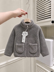 ÁO KHOÁC LÔNG 2 TÚI CỔ TRỤ