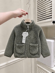ÁO KHOÁC LÔNG 2 TÚI CỔ TRỤ