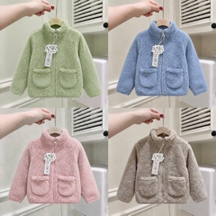 ÁO KHOÁC LÔNG 2 TÚI CỔ TRỤ