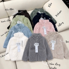 ÁO KHOÁC LÔNG 2 TÚI CỔ TRỤ