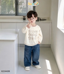 ÁO COTTON DÀI TAY BEEMO IN HÌNH THÚ CHO BÉ
