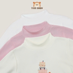 TINN BABY - BỘ DÀY TAY CỔ 3P CHẤT PEPTIT DÀY DẶN CHO BÉ