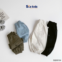 QUẦN JOGGER KAKI SCE BO GẤU CÁ TÍNH