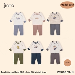 BỘ JINRO DÀI TAY PHỐI LÉ CHO BÉ