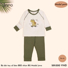 BỘ JINRO DÀI TAY PHỐI LÉ CHO BÉ