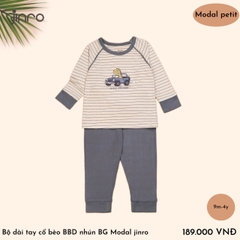 BỘ JINRO DÀI TAY PHỐI LÉ CHO BÉ