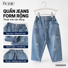 QUẦN JEAN BERNIE BAGGY XƯỚC NĂNG ĐỘNG CHO BÉ