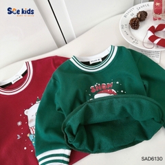 ÁO SWEATER SCE GIÁNG SINH IN HÌNH GẤU TRẮNG CHO BÉ