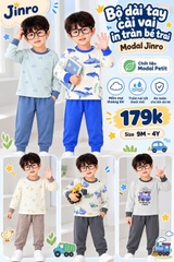 BỘ JINRO DÀI TAY CÀI VAI BÉ TRAI