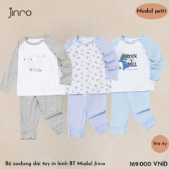 BỘ JINRO DÀI TAY RAGLAN CHẤT MODAL PETIT CHO BÉ