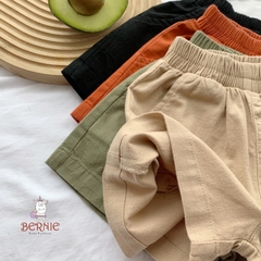 QUẦN SOOC LINEN UNISEX CHO BÉ
