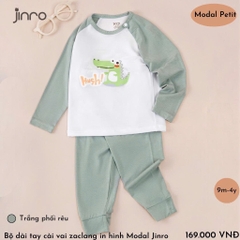 BỘ JINRO DÀI TAY RAGLAN BÉ TRAI