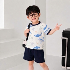 BỘ CỘC TAY JINRO CHẤT MODAL PETIT CHO BÉ