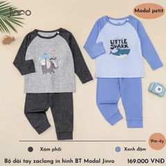BỘ JINRO DÀI TAY RAGLAN CHẤT MODAL PETIT CHO BÉ