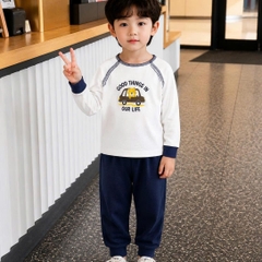 BỘ JINRO DÀI TAY RAGLAN CHẤT MODAL PETIT CHO BÉ