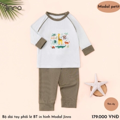 BỘ JINRO DÀI TAY RAGLAN CHẤT MODAL PETIT CHO BÉ
