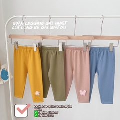 SET 4 QUẦN LEGGING LÓT LÔNG CHO BÉ