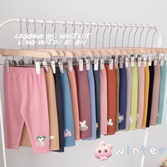 SET 4 QUẦN LEGGING LÓT LÔNG CHO BÉ