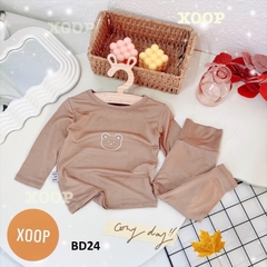 BỘ THUN LẠNH CẠP CAO HÌNH GẤU CHO BÉ