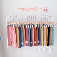 SET 4 QUẦN LEGGING LÓT LÔNG CHO BÉ