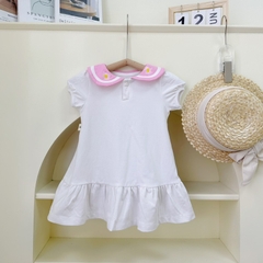 VÁY COTTON CỔ SEN CHO BÉ