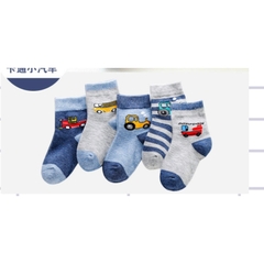 SET 5 ĐÔI TẤT XUẤT HÀN CHO BÉ TRAI/BÉ GÁI