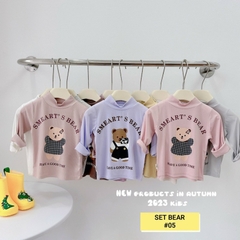 SET 3 ÁO GIỮ NHIỆT BEAR CHO BÉ