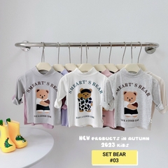 SET 3 ÁO GIỮ NHIỆT BEAR CHO BÉ