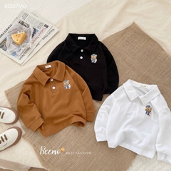 ÁO POLO DÀI TAY IN HÌNH GẤU