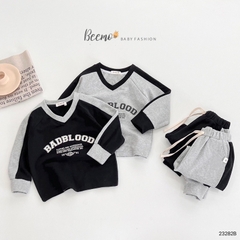 SET BỘ COTTON DÀI TAY CỔ TIM