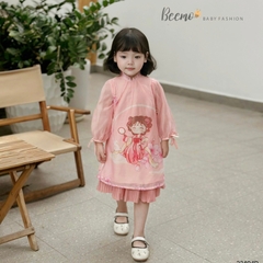 SET ÁO DÀI BÉ GÁI IN HÌNH