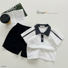 BỘ POLO CỘC TAY THỂ THAO PHỐI KHUY
