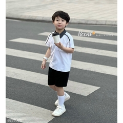 BỘ POLO CỘC TAY THỂ THAO PHỐI KHUY
