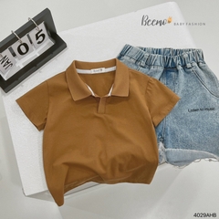 ÁO CỘC TAY POLO CỔ V