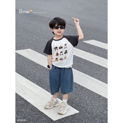ÁO RAGLAN SẮC MÀU IN HÌNH