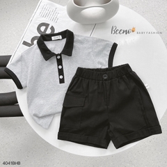 BỘ POLO CỘC TAY PHỐI MÀU